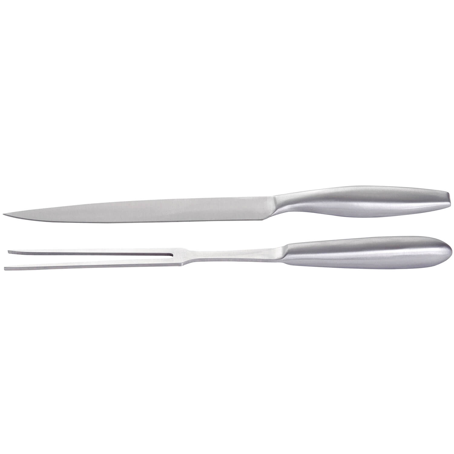 AllGrill Grillzubehör Tranchier-Set 2-tlg Edelstahl Messer Gabel