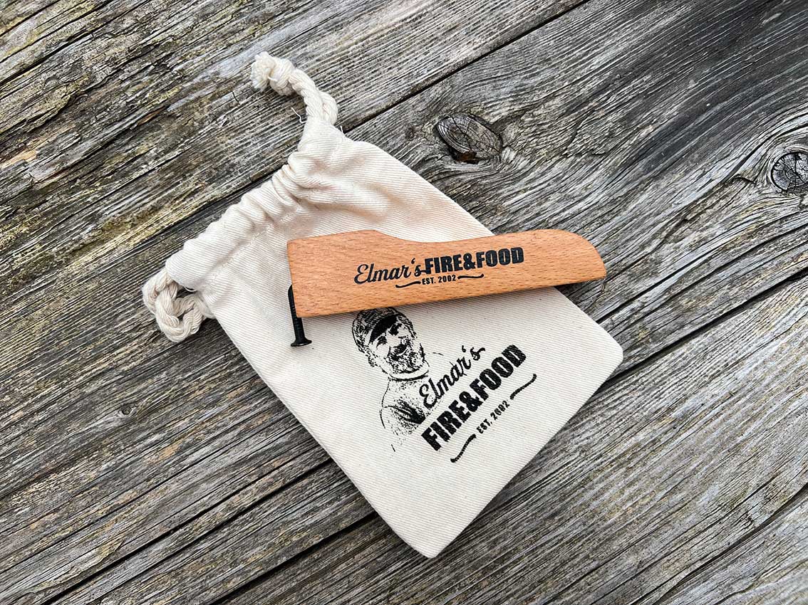 Elmar's Flaschenöffner Holz mit Magnet 11,4 cm im Beutel