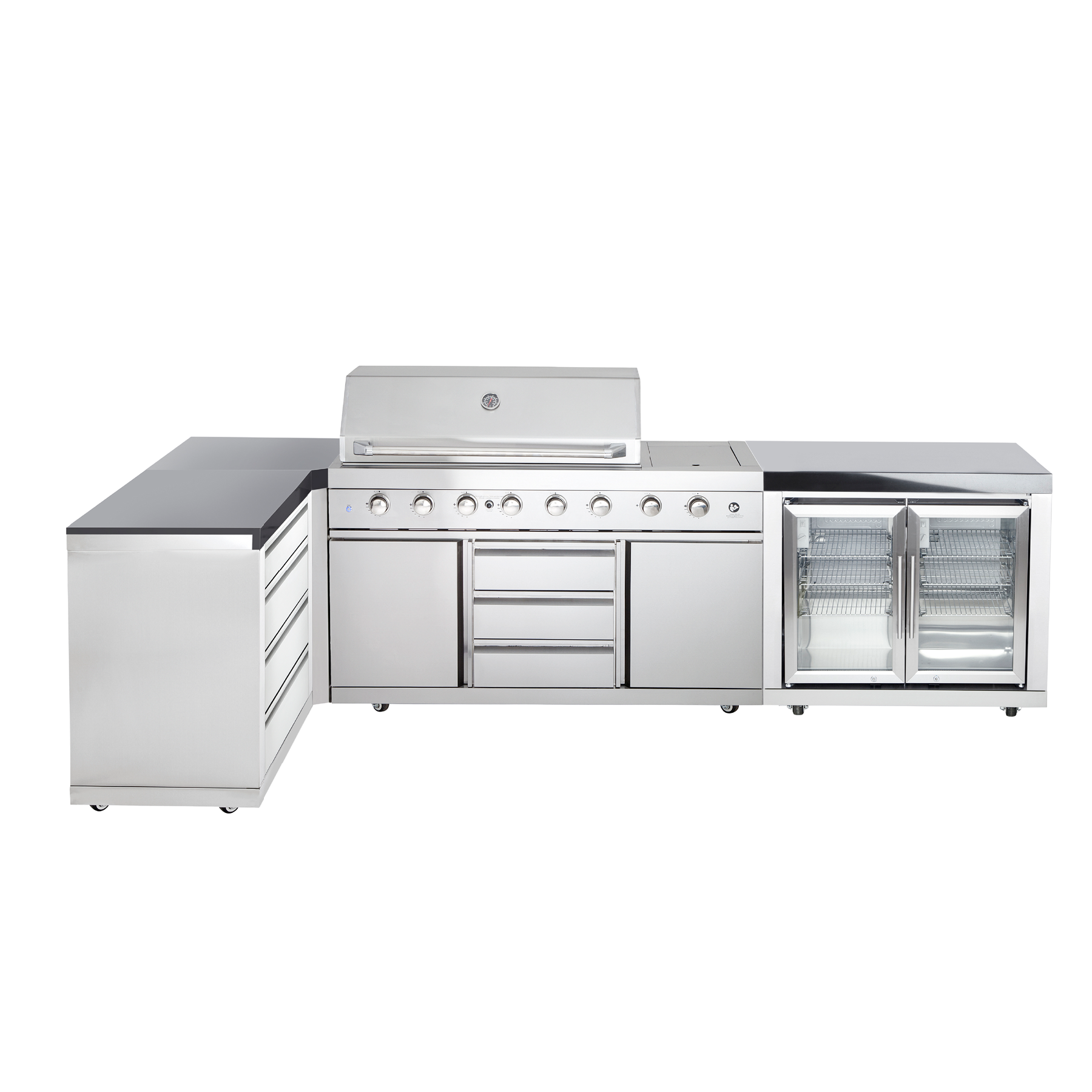 AllGrill Außenküchen Outdoorküche Variante 1 Edelstahl