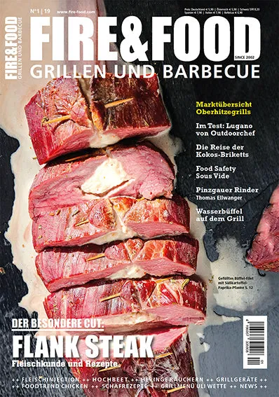 FIRE&FOOD 2019/01 Grillmagazin Print Digital 100 Seiten