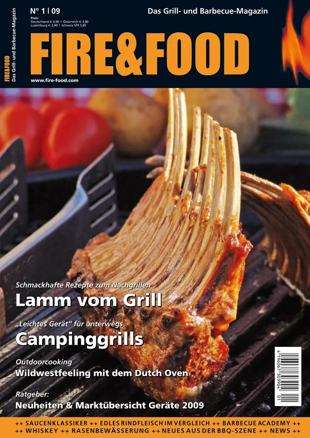 FIRE&FOOD 2009/01 Magazin Digitalausgabe Lamm Lachs