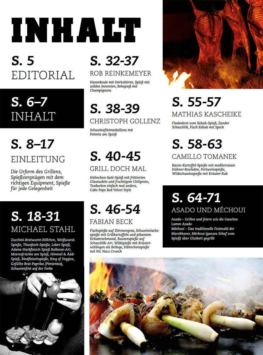 FIRE&FOOD Bookazine No.3 Spießgrillen Heft Printausgabe