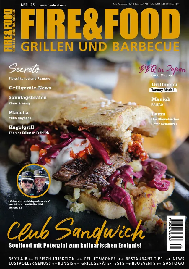 FIRE&FOOD Einzelausgaben 2025/02 Magazin Printausgabe international