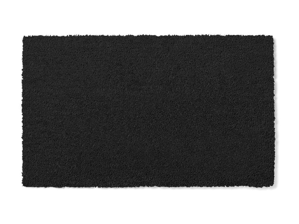 HPFloor Kokosmatte 100x400 Schwarz Fußmatte 17mm rutschfest