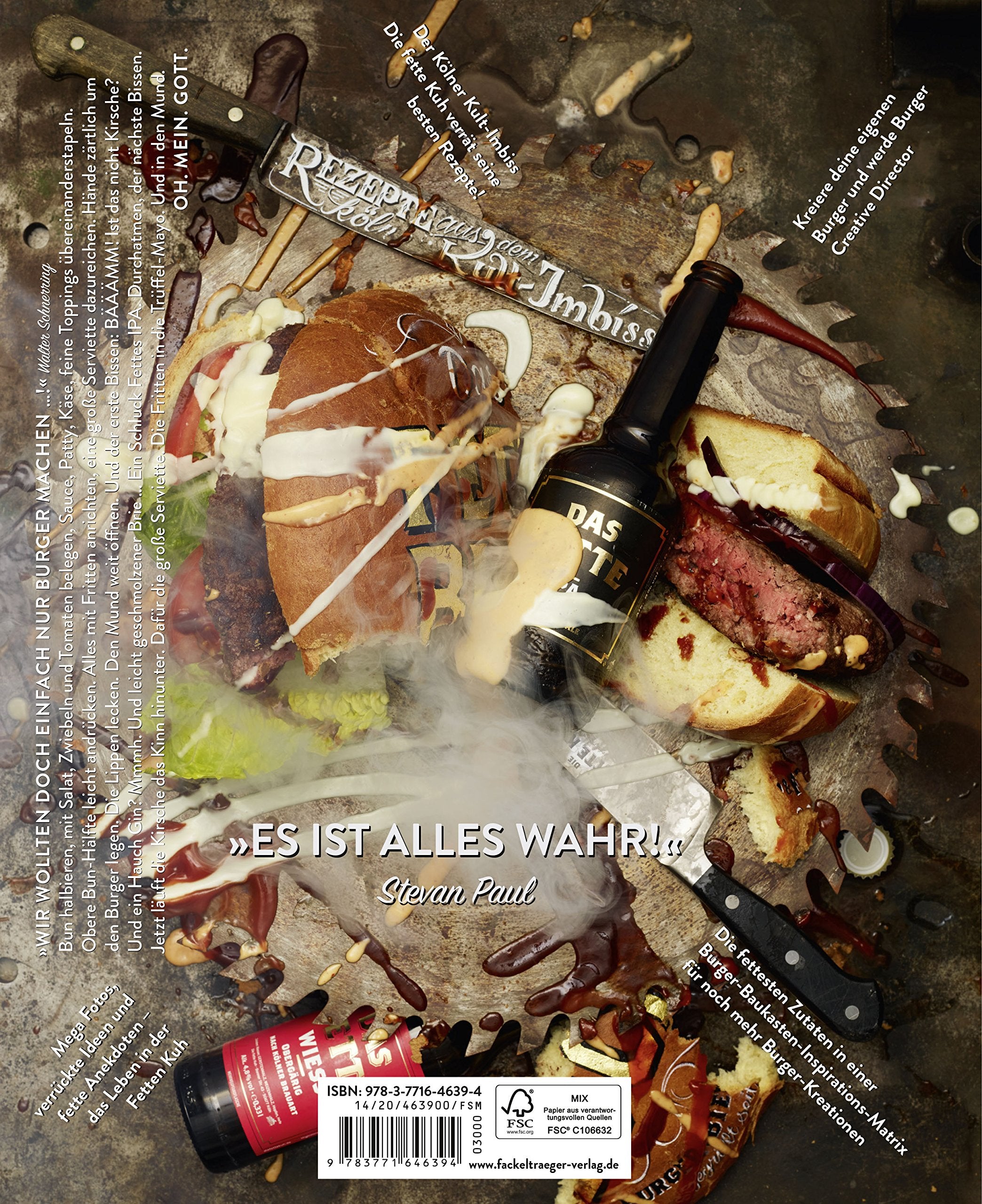 Die Fette Kuh Das Fette Buch Burgerbuch Hardcover 240S