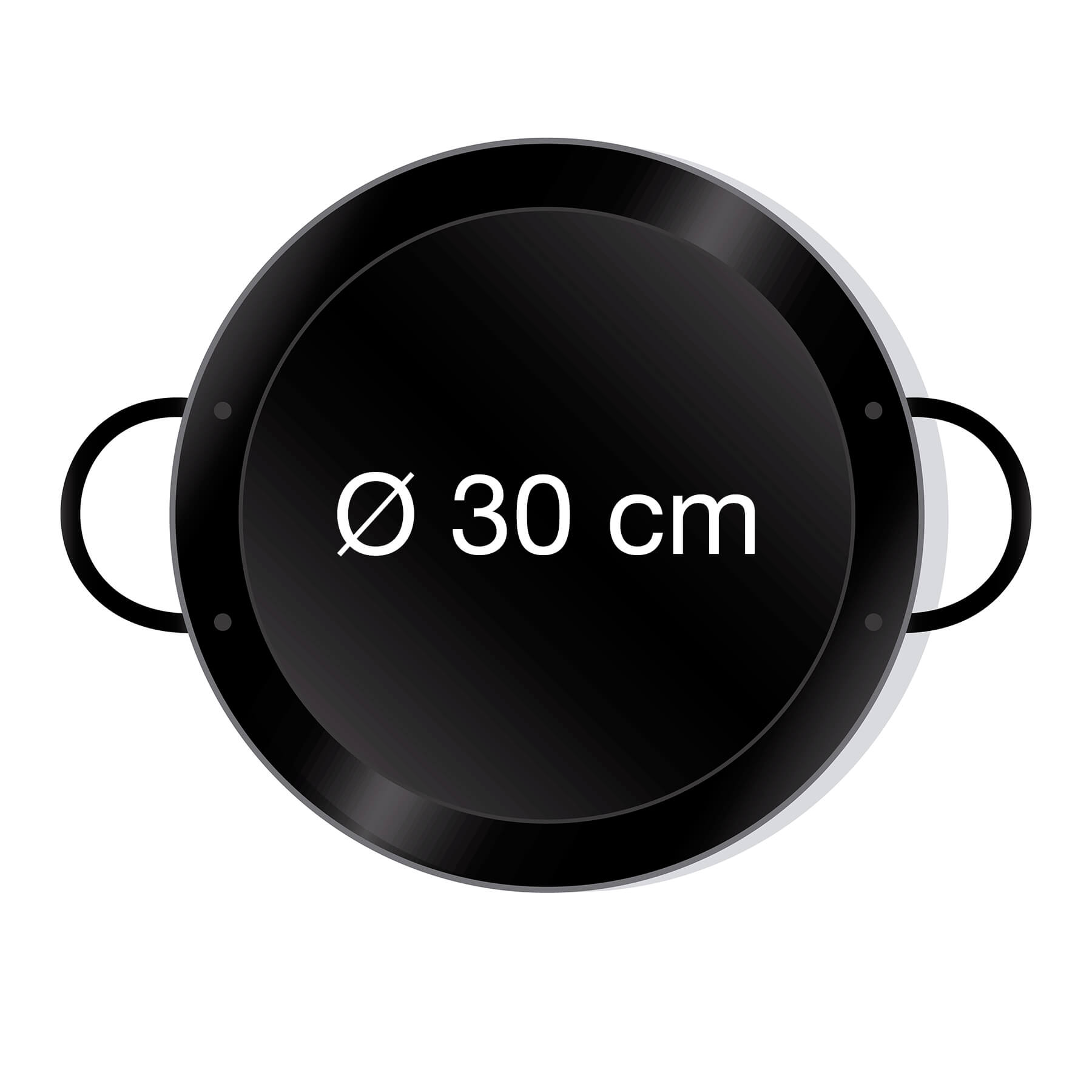 AllGrill Paella World Paellapfanne emailliert 30 cm für 4 Portionen
