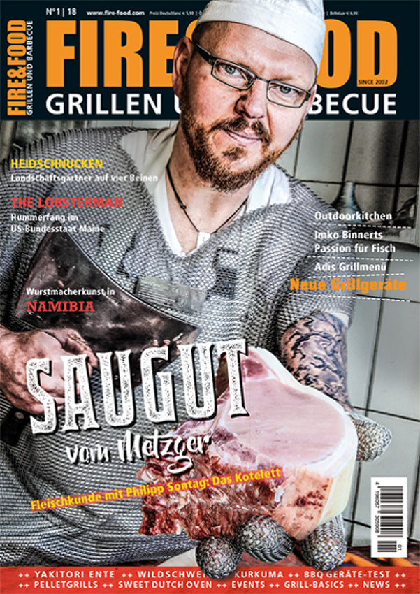 FIRE&FOOD Einzelausgaben 2018/01 Magazin Digitalausgabe BBQ