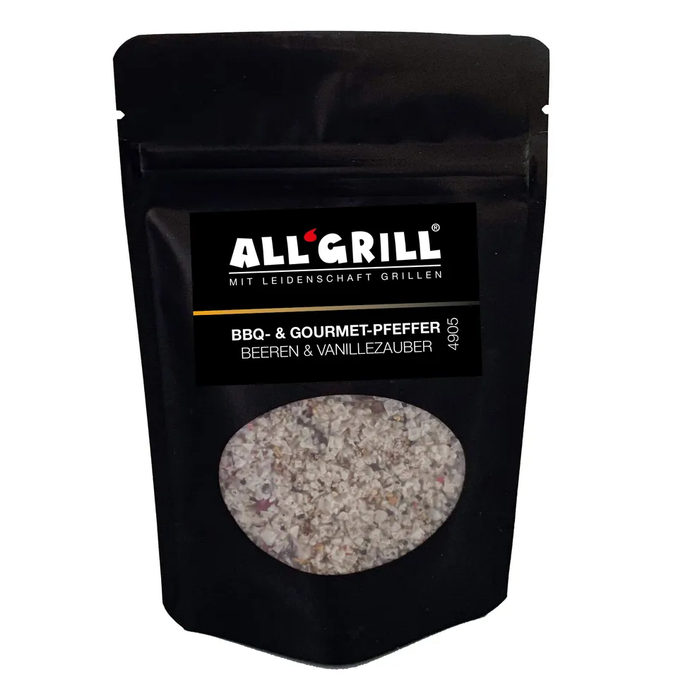 AllGrill Grillzubehör BBQ Pfeffer Beeren-Vanillezauber 80g