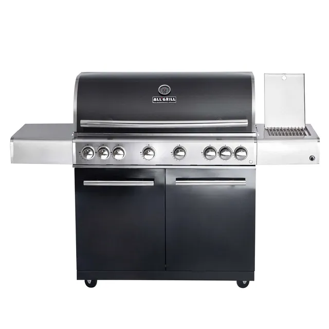 AllGrill Chef Modular S1 XL Gasgrill Edelstahl black 6 Brenner