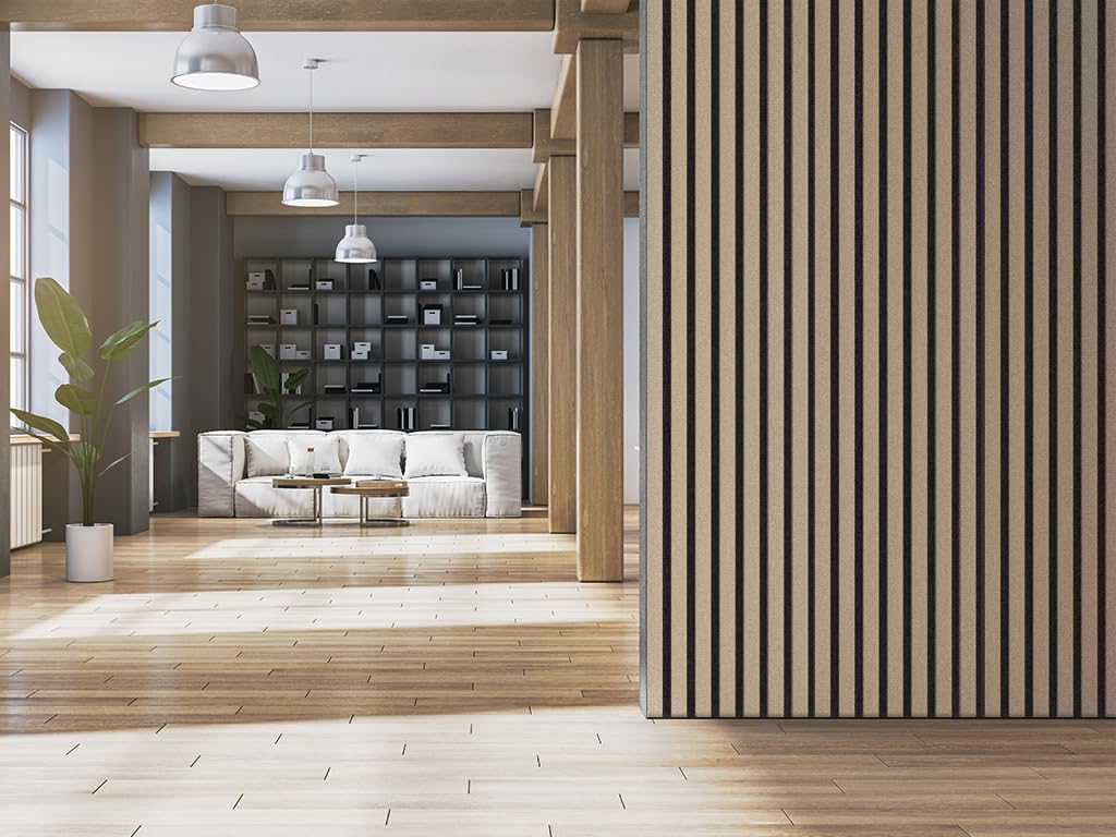 HPFloor Acoustic Panels Akustikpaneele 240x60 Beige Eiche