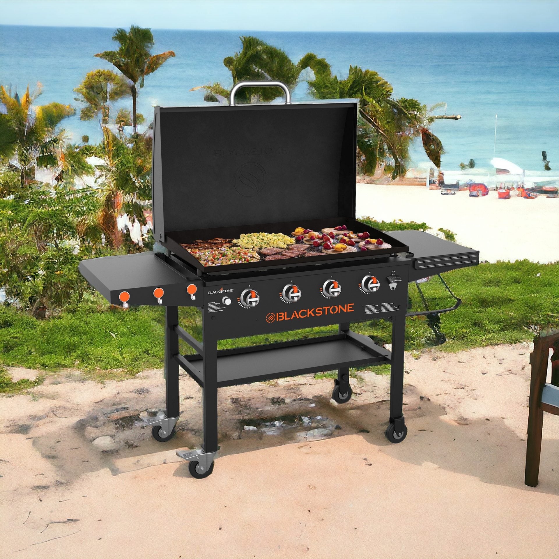 Blackstone 36 Griddle Grillstation Gas 4 Brenner mit Deckel 2151EU