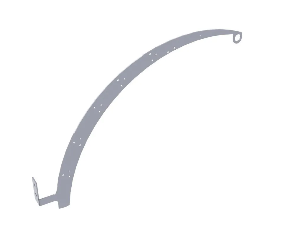 ChattenGlut Edelstahldesign Wandhalter 45cm ohne Stern