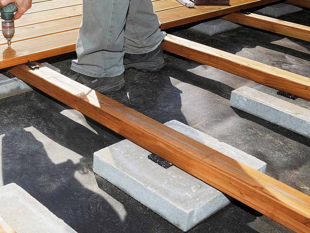 HPFloor Patio Pads Terrassenpads 90x90x3 mm Schwarz