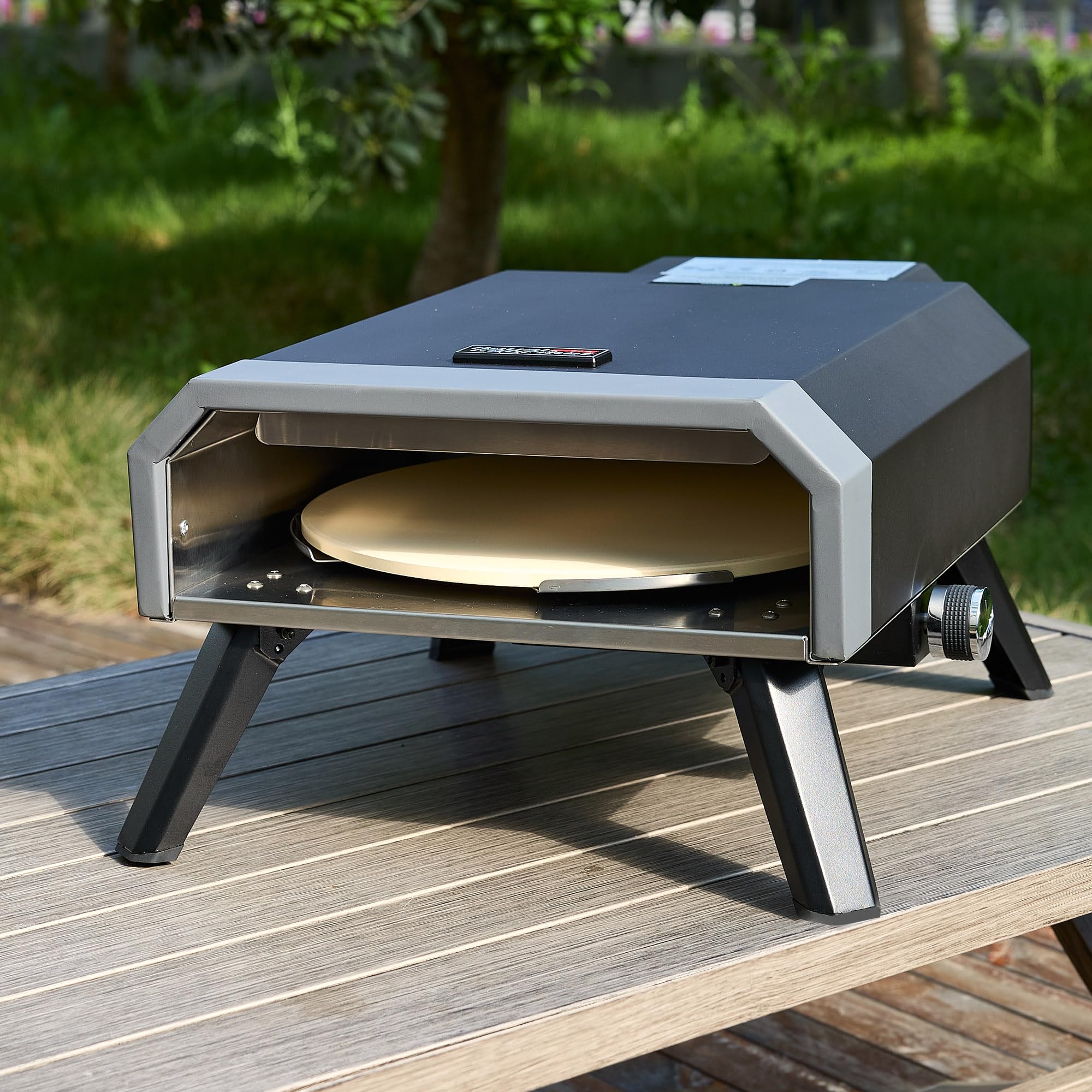 Royal Gourmet Gas Pizzaofen 4 kW mit Pizzastein 30 cm