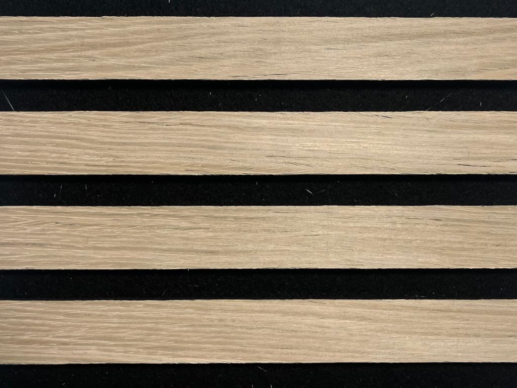 HPFloor AURA Akustikpaneel Light Oak 240x60 cm Filz Schwarz