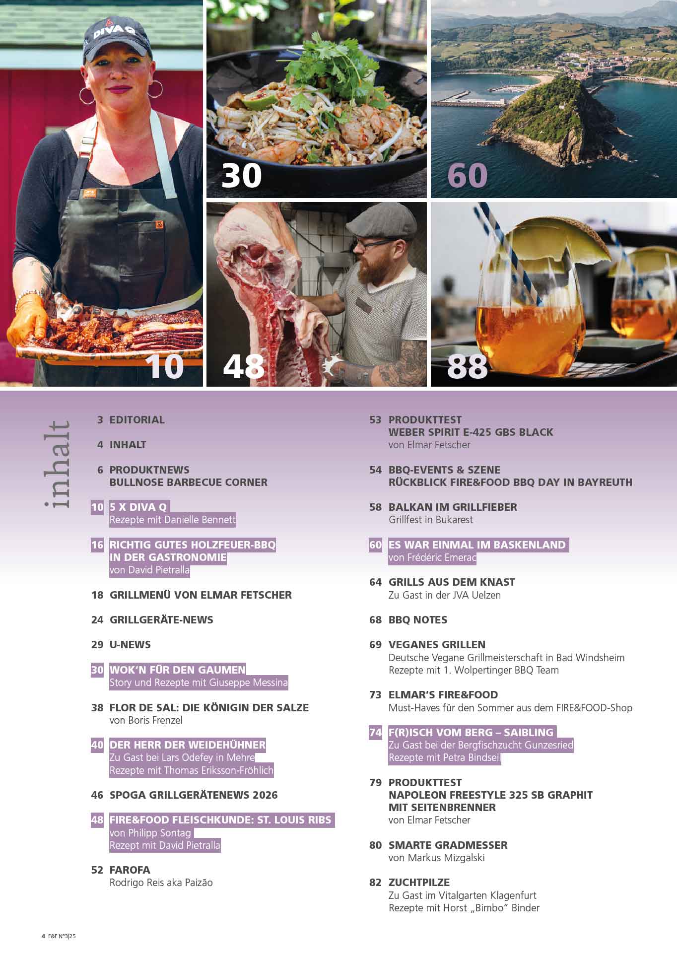 FIRE&FOOD 2025/03 Einzelausgabe Grillmagazin Printausgabe