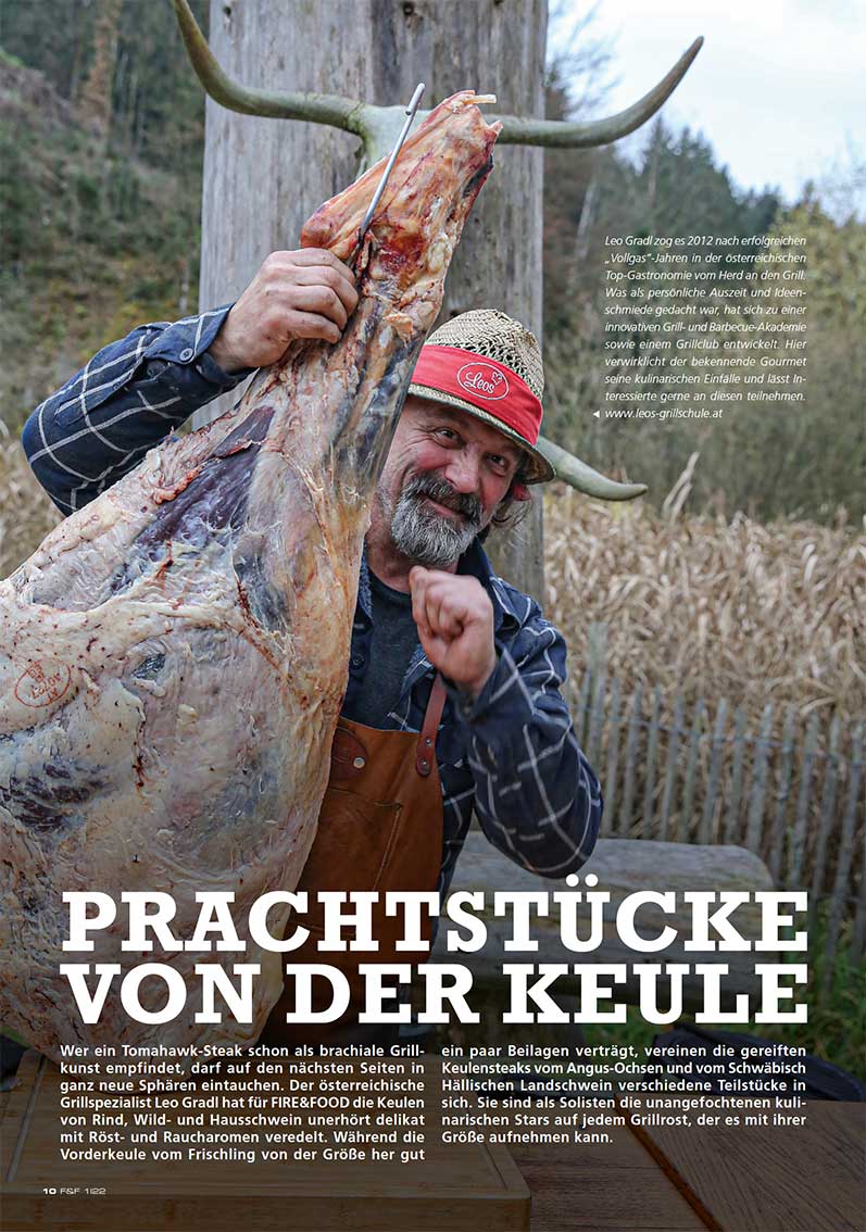 FIRE&FOOD Einzelausgaben 2022/01 Magazin Printausgabe Grillrezepte