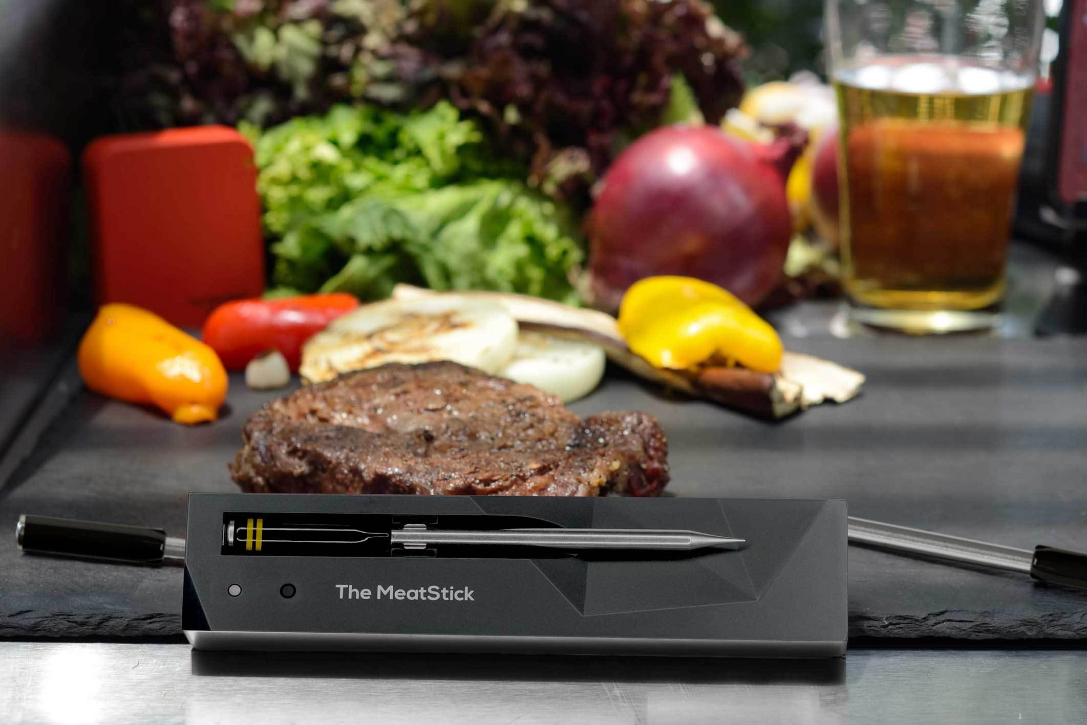 FIRE&FOOD Thermometer The MeatStick Set Fleischthermometer mit Bridge