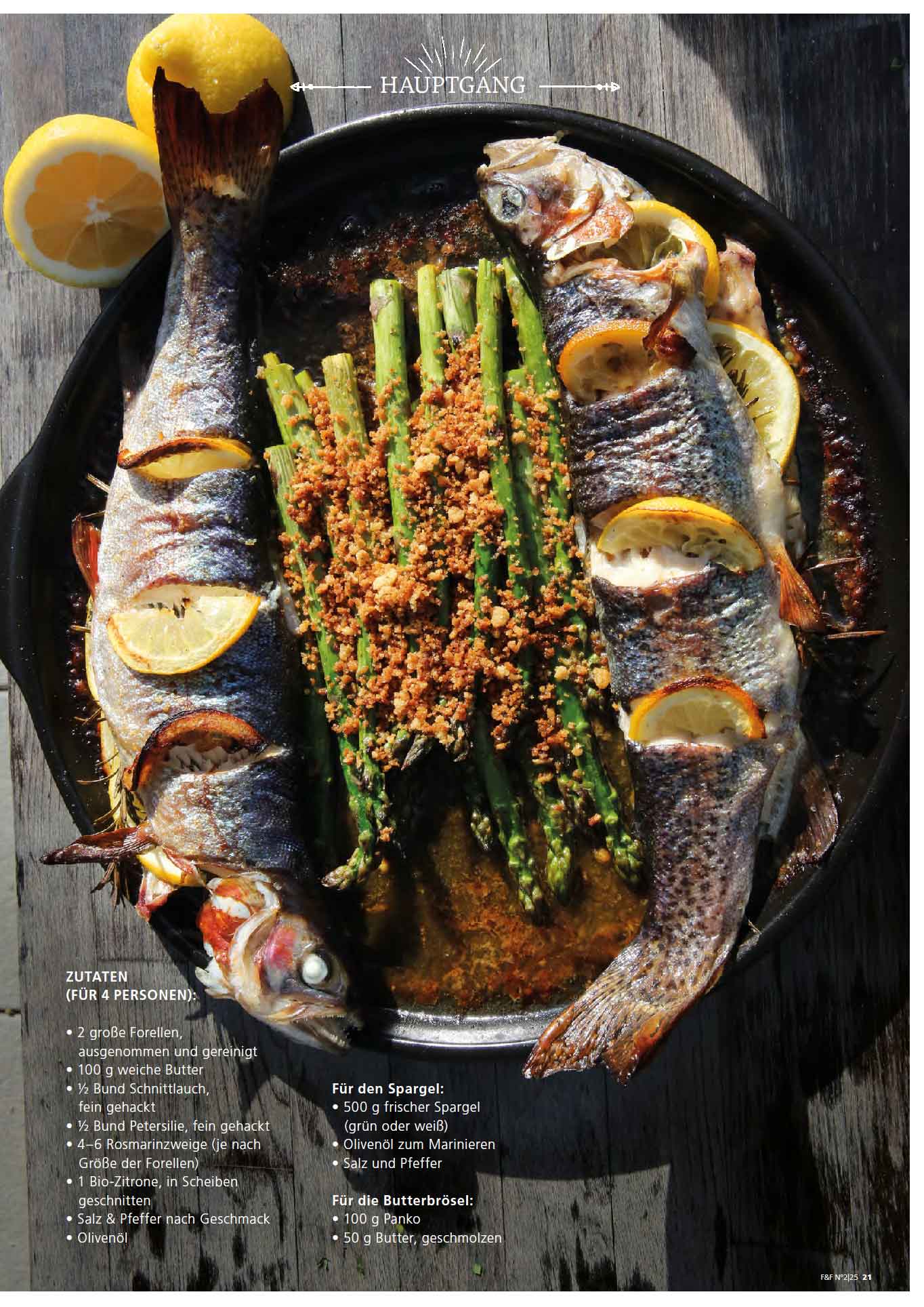 FIRE&FOOD Einzelausgaben 2025/02 Magazin Printausgabe international