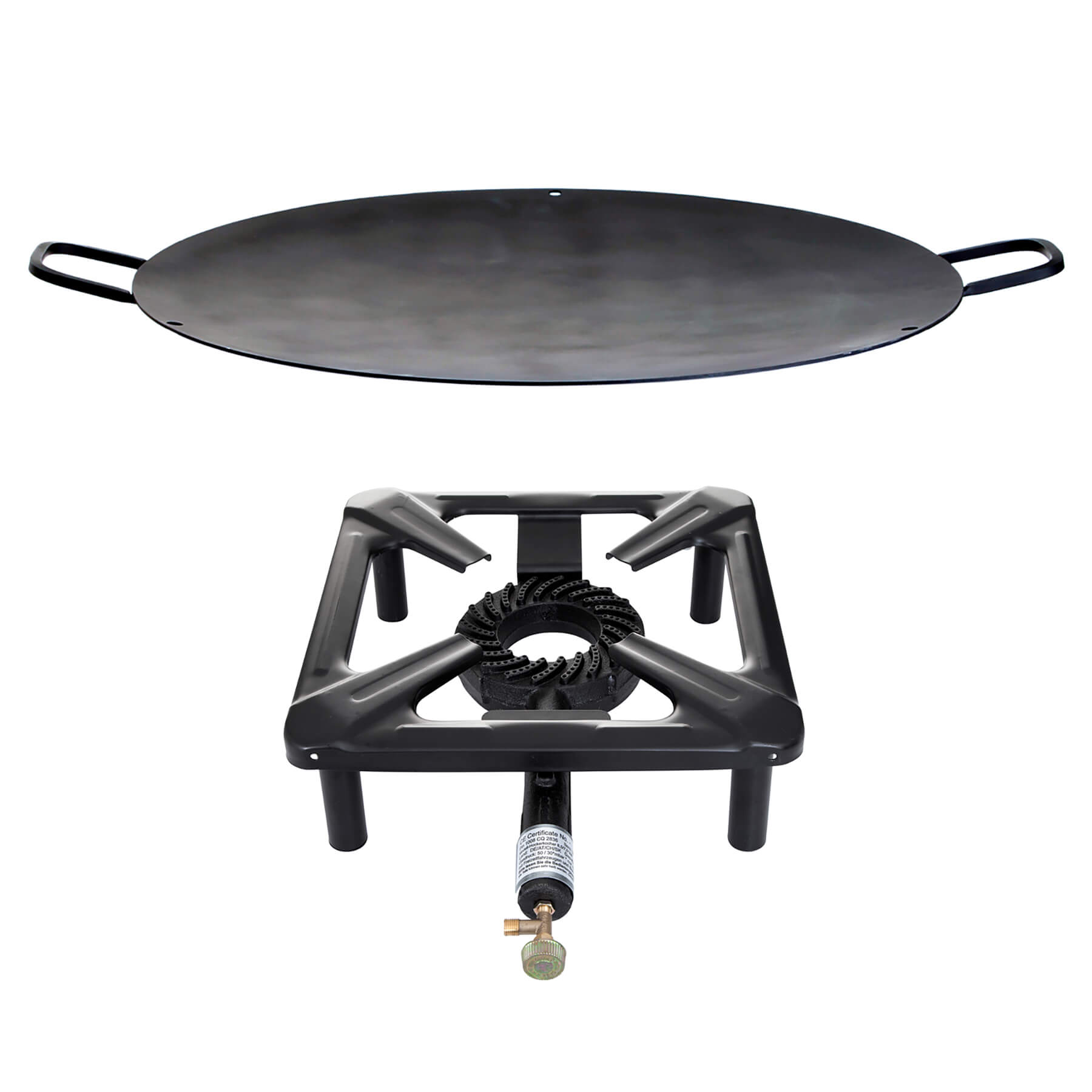 AllGrill HOCKERKOCHER Set groß Hockerkocher mit Wok Ø 50 cm