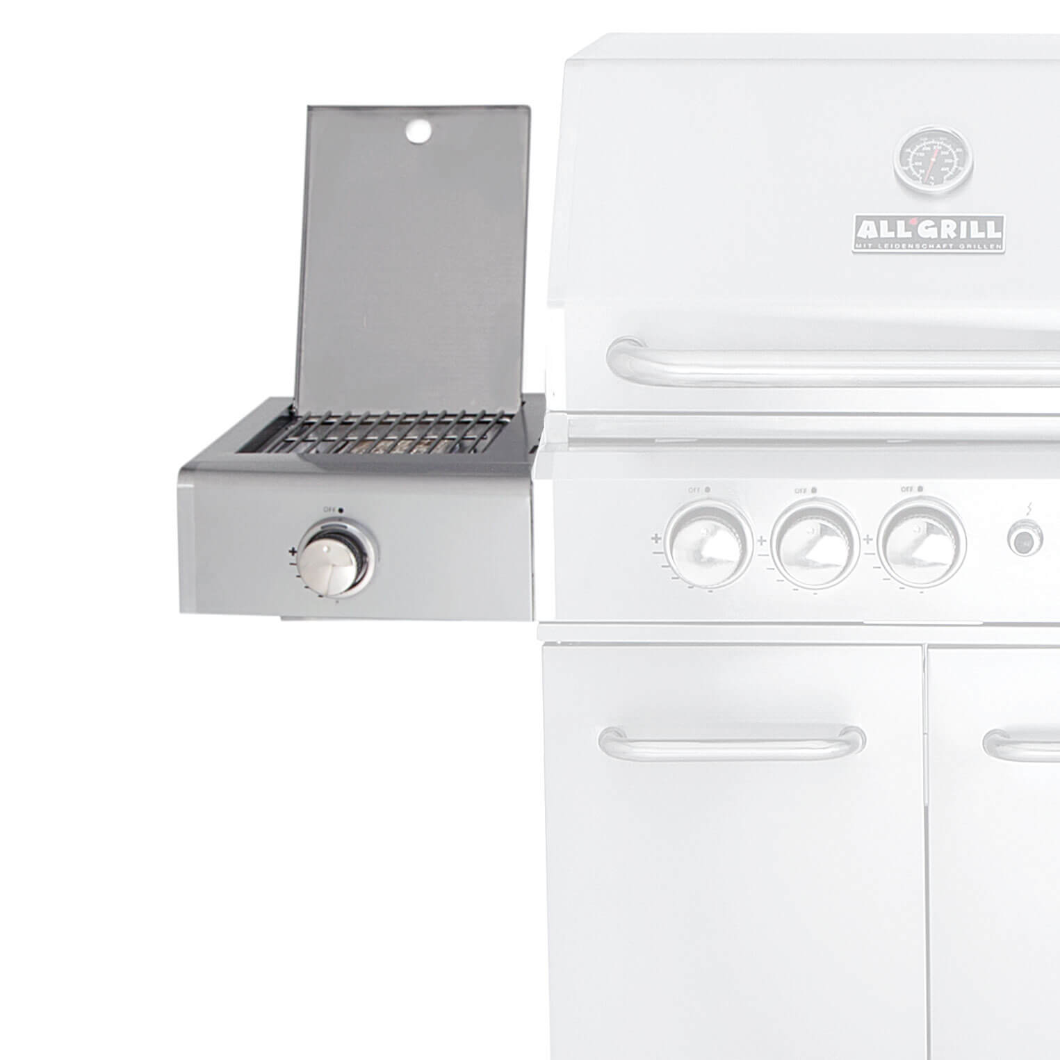 AllGrill Grillzubehör Steakzone links Allrounder Modular Brenner 3,5 kW