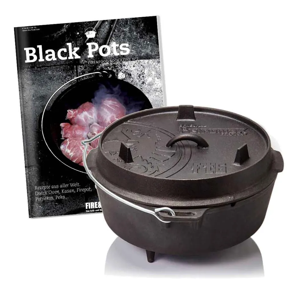 Petromax Feuertopf ft6 Dutch Oven Gusseisen mit Füßen