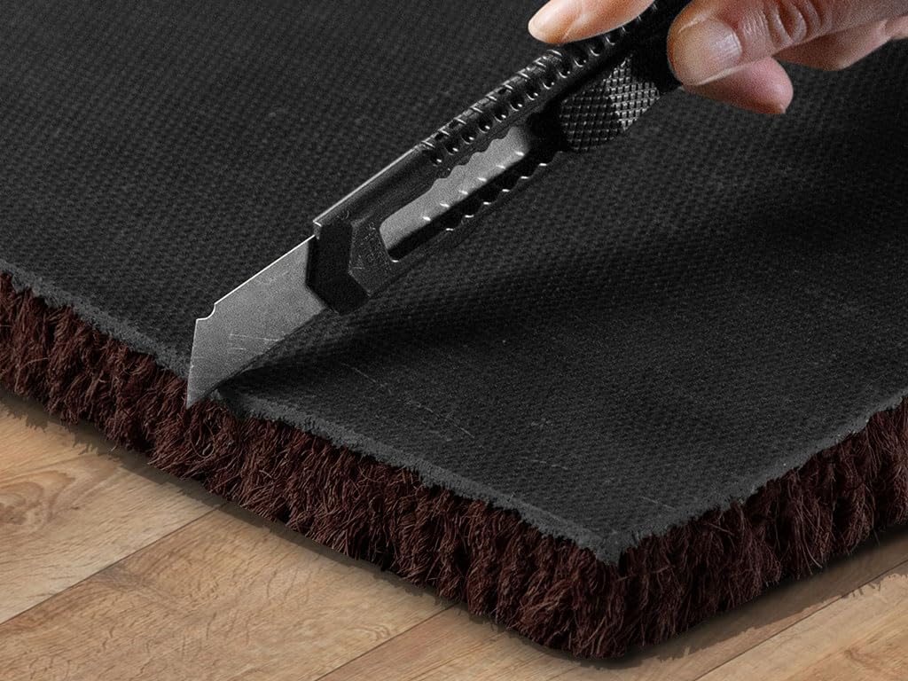 HPFloor Kokosmatte 200x400 Braun Fußmatte 24mm rutschfest