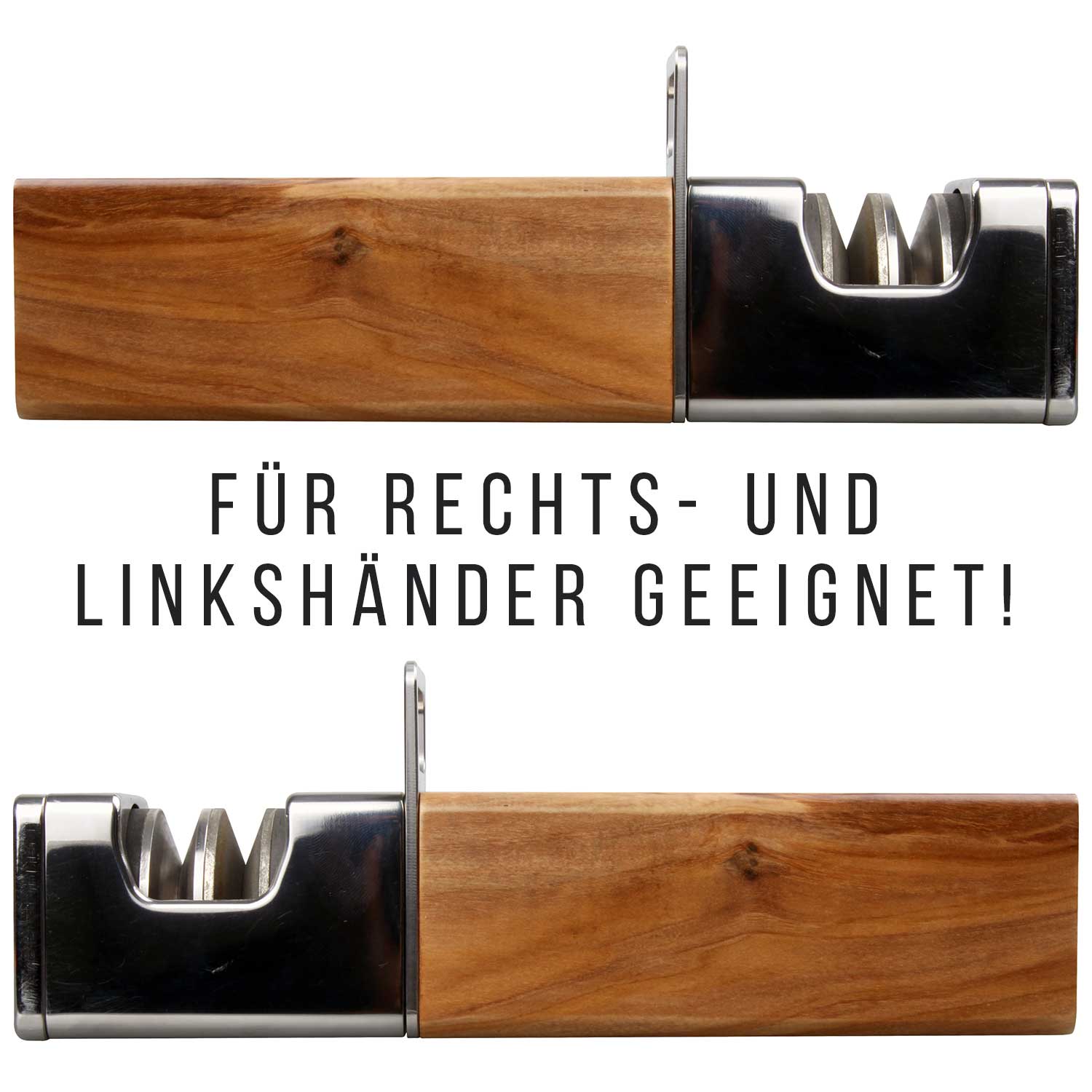 Seecode Diamant Wet & Dry Premium Messerschärfer Olivenholz