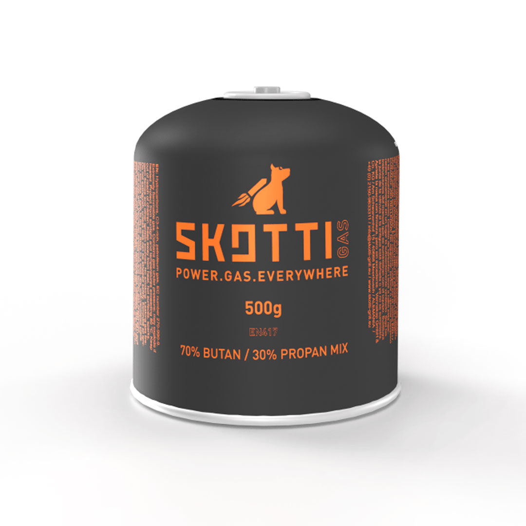 SKOTTI Gaskartusche EN417 500g Schraubkartusche Propan-Butan