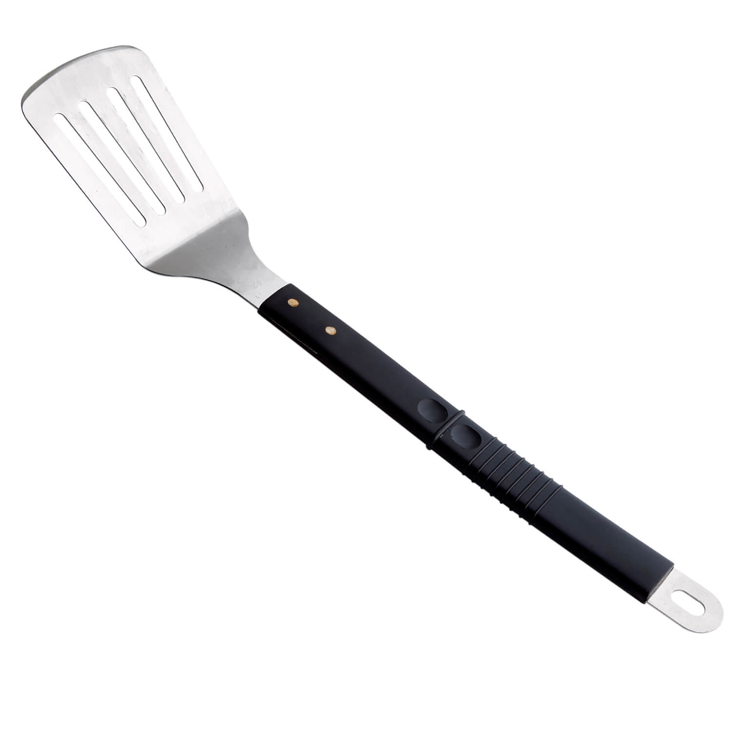 AllGrill Grillzubehör Edelstahlwender 48 cm Kunststoffgriff