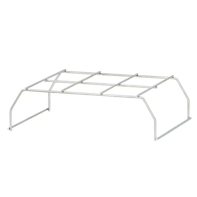 AllGrill MULTI-KULTI Pizzarack Edelstahl für 2 Pizzen