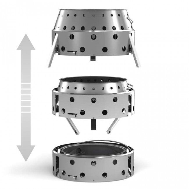 Petromax Atago Grill Ofen Herd Feuerschale Edelstahl Set