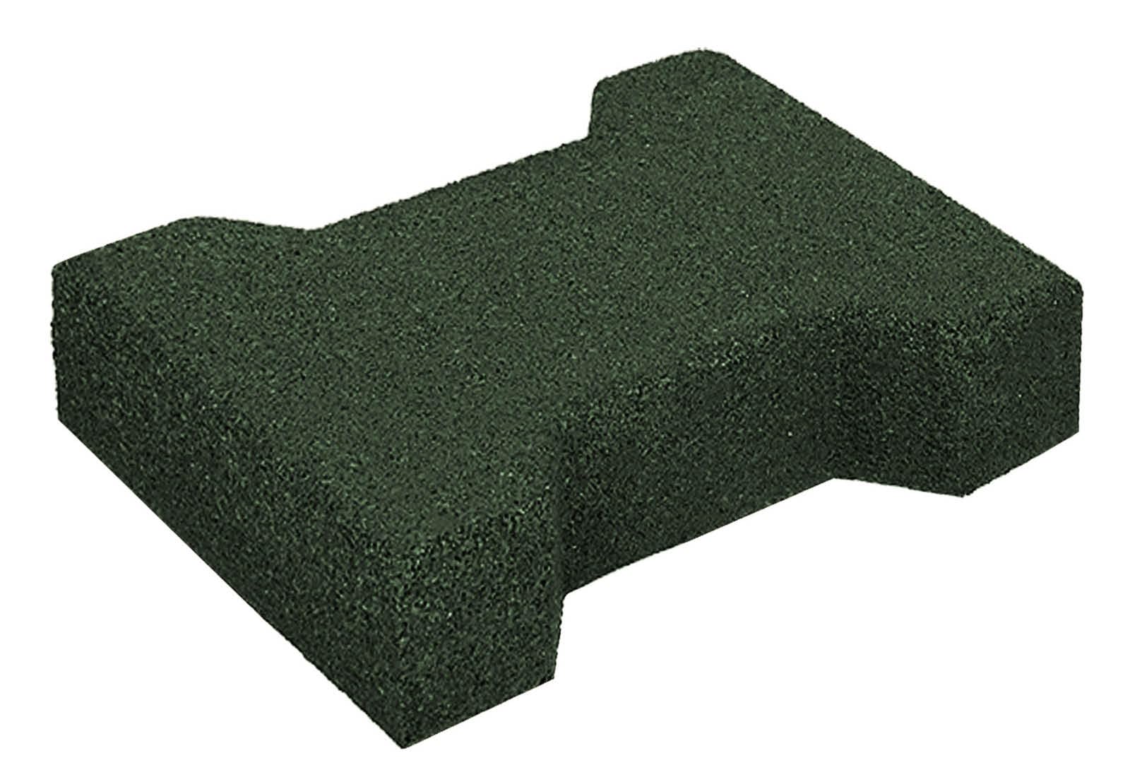 HPFloor Fall Protection Mats Gummiziegel Grün 45 mm