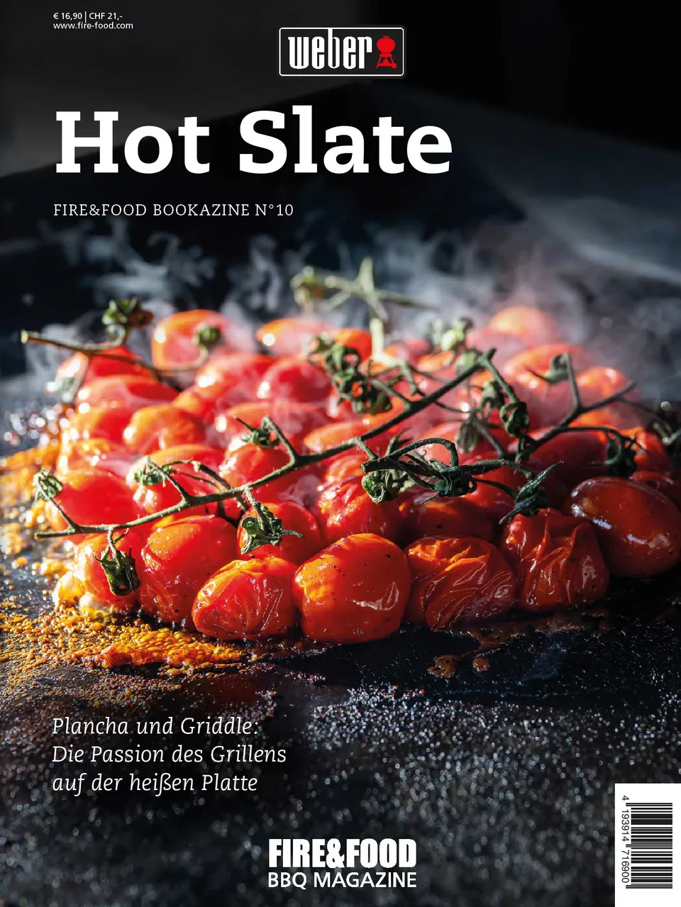 FIRE&FOOD Bookazine No.10 Hot Slate Grillmagazin Printausgabe Plancha