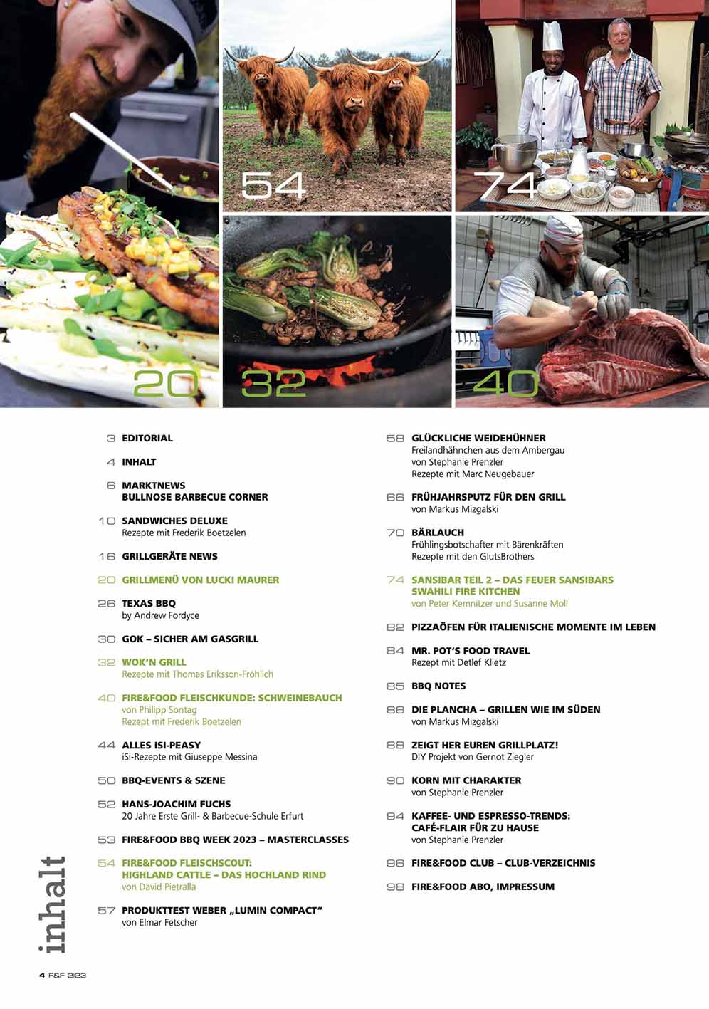 FIRE&FOOD Einzelausgaben Magazin 2023/02 Printausgabe Grillrezepte