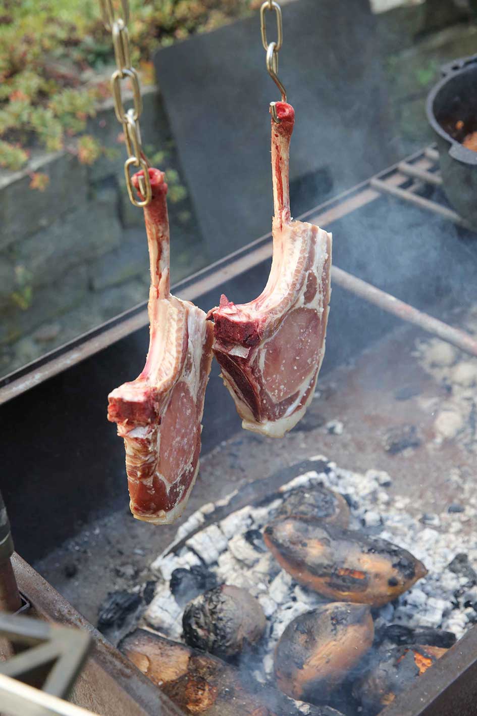 Ramster Bonanza Westernküche Grill höhenverstellbar Stahl