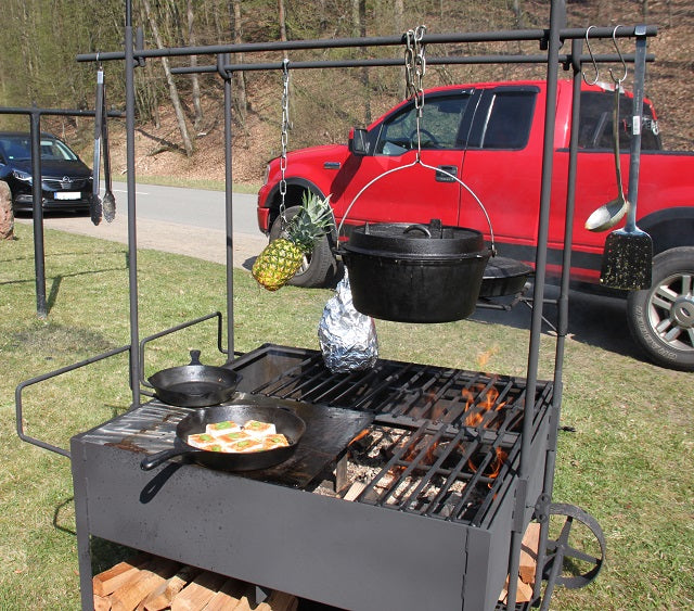 Ramster Kette 60 cm Eisen-Kette mit Haken für Dutch Oven