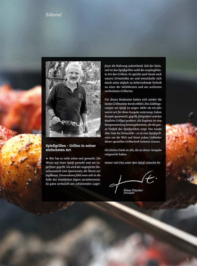 FIRE&FOOD Bookazine No.3 Spießgrillen Heft Printausgabe