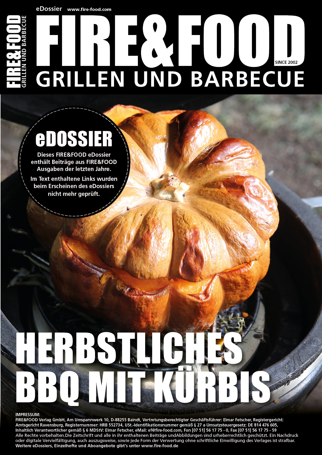 FIRE&FOOD eDossier Herbst BBQ Kürbis PDF 24 S.