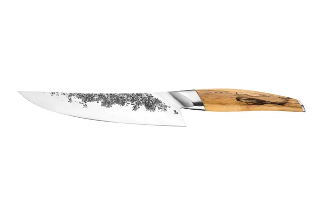 Katai Forged Kochmesser 20,5 cm VG10 Wurzelholz Grillen