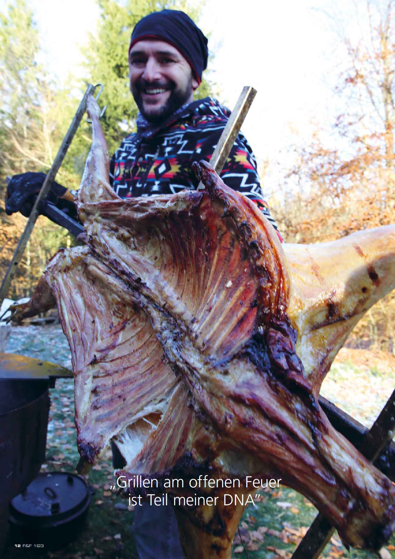 FIRE&FOOD Einzelausgaben 2023/01 Magazin Printausgabe Grillen