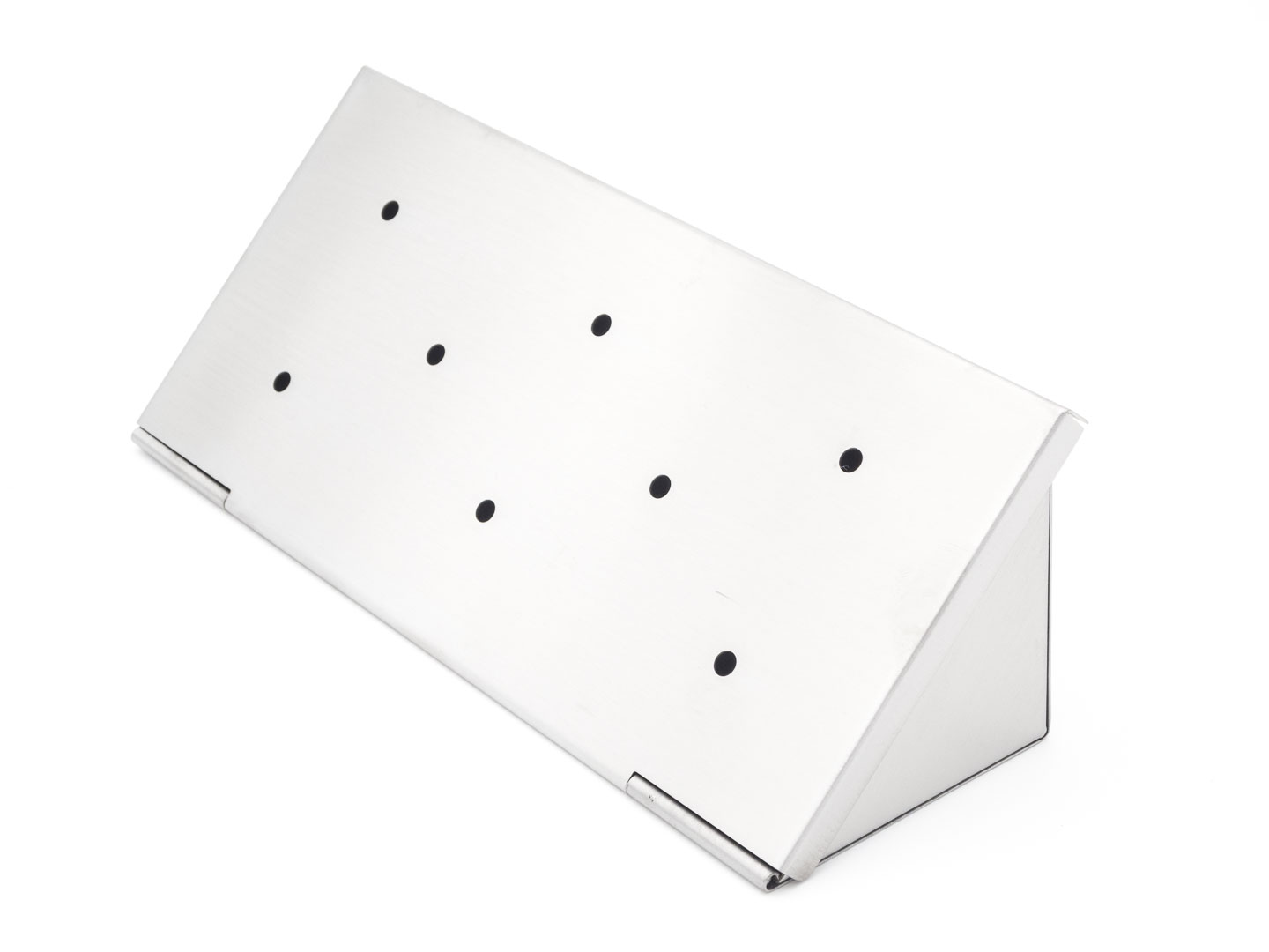 AllGrill Grillzubehör Wood-Chip Räucherbox Edelstahl 22cm