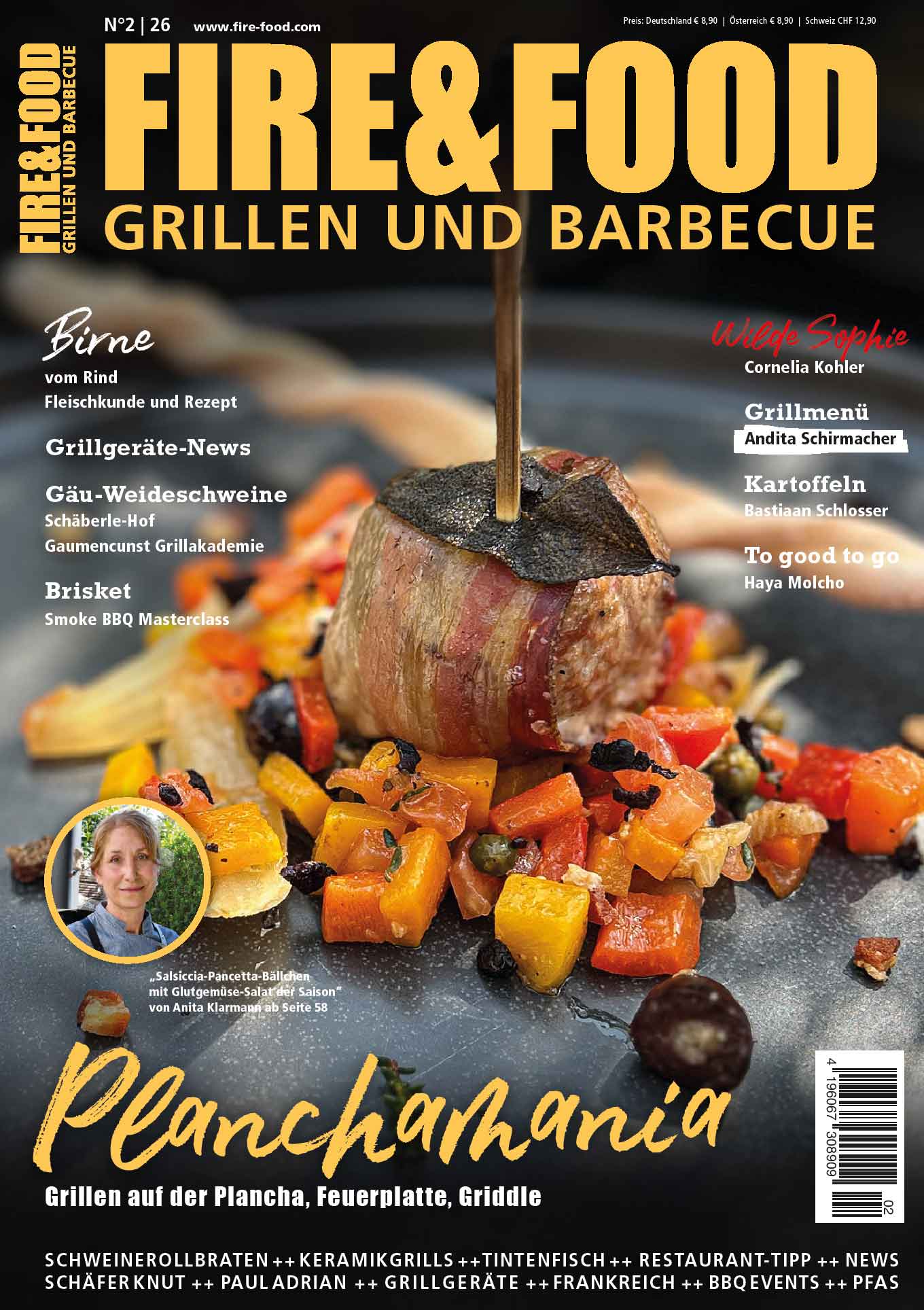 FIRE&FOOD 2026/02 Einzelausgabe Magazin Printausgabe