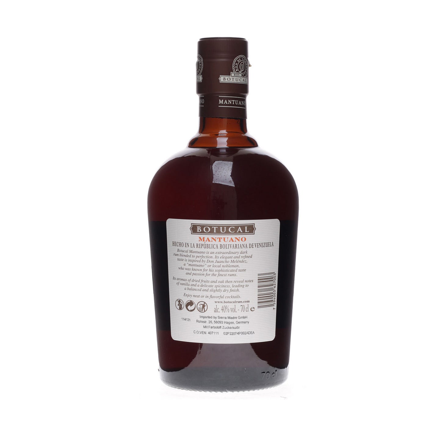 Botucal Mantuano Rum 0,7l Geschenkbox Tumbler 40% Vol