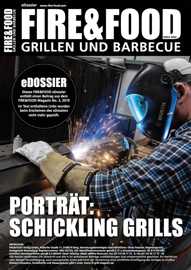 FIRE&FOOD eDossiers Porträt Schickling Grills PDF
