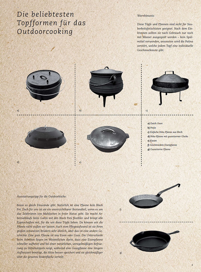 FIRE&FOOD Bookazine No.2 Black Pots Dutch Oven Kochbuch 120 S.