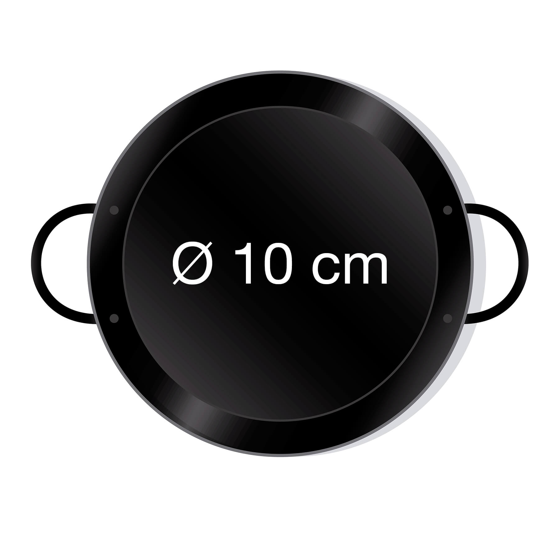AllGrill Paella World Paella-Pfanne emailliert 10 cm
