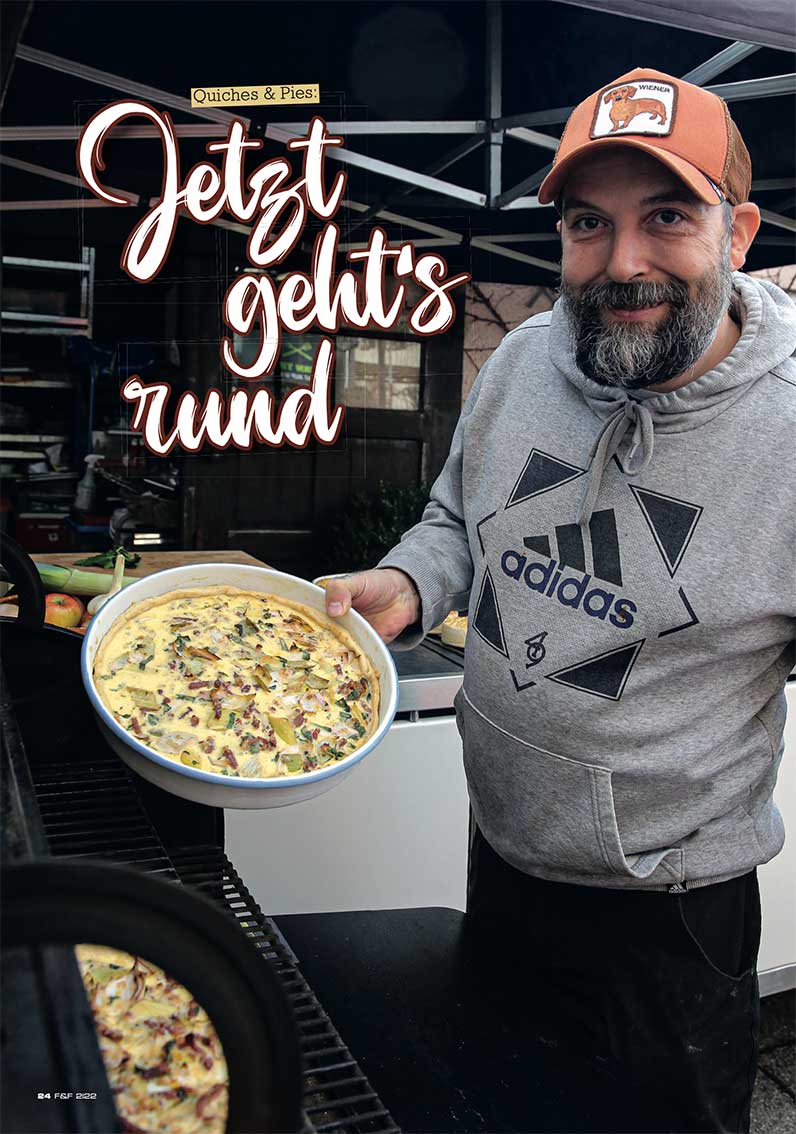 FIRE&FOOD 2022/02 Grillmagazin Printausgabe Pizza E-Grills