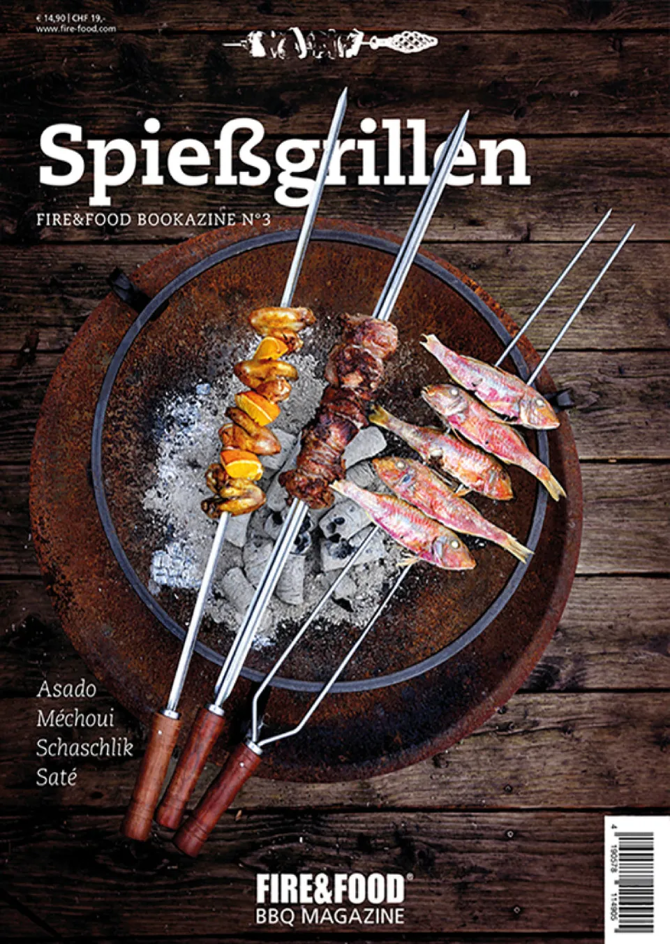FIRE&FOOD Bookazine No.3 Spießgrillen Heft Printausgabe