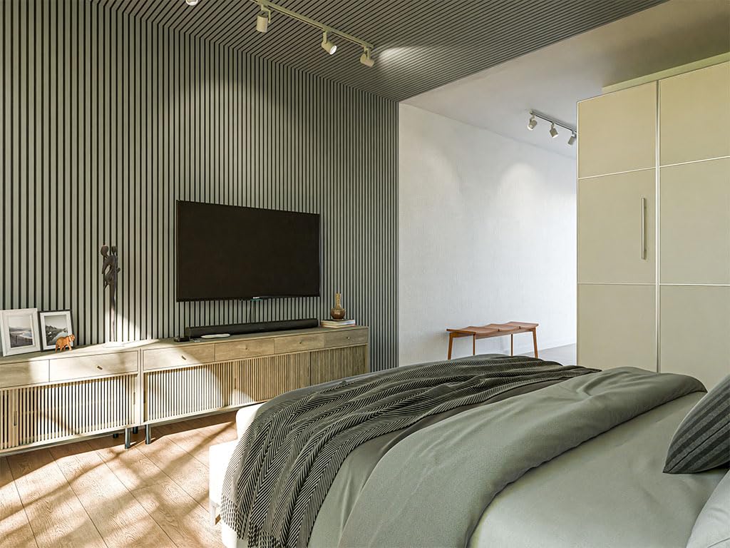 HPFloor Acoustic Panels 240x60 Akustikpaneele Grün 2er-Set feuchtraumgeeignet